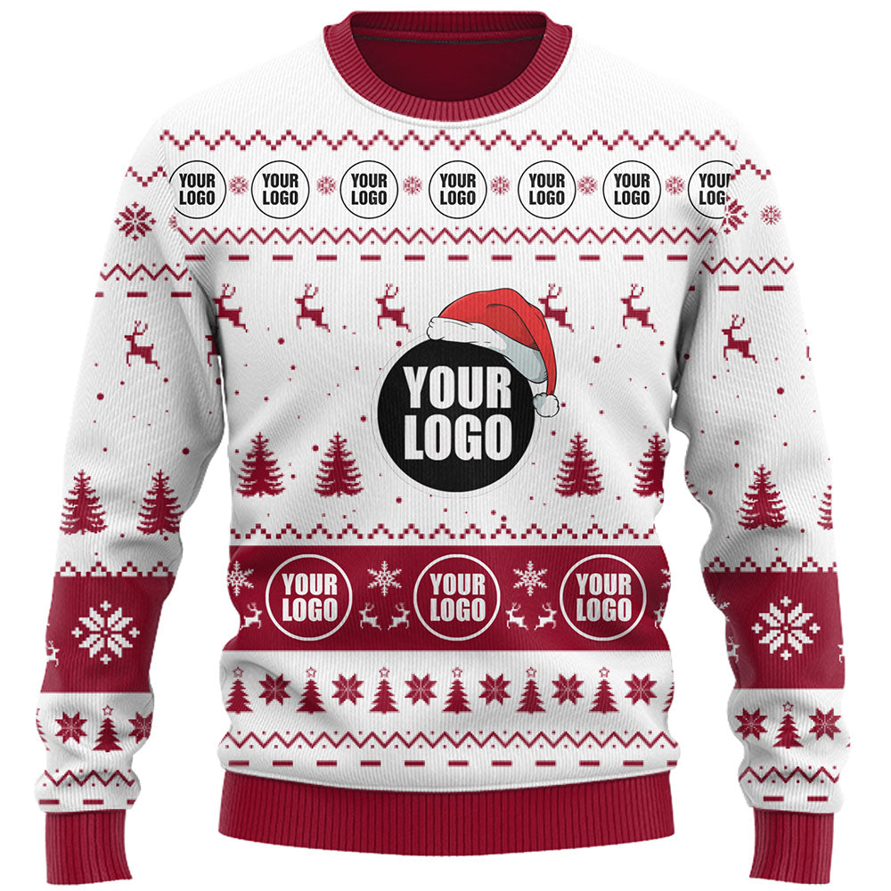 Company Logo Custom Ugly Christmas Sweater