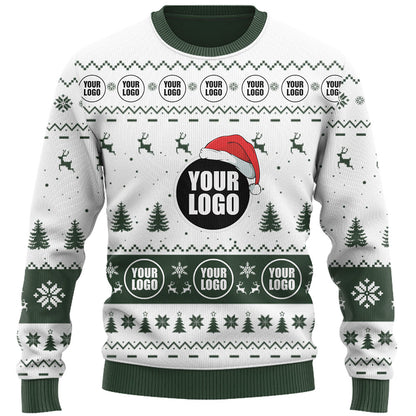 Company Logo Custom Ugly Christmas Sweater