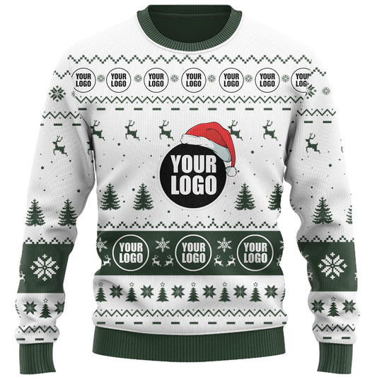 Company Logo Custom Ugly Christmas Sweater