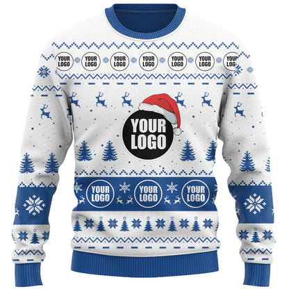 Company Logo Custom Ugly Christmas Sweater