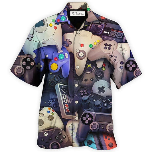 Hawaiian Shirt / Adults / S Game Controllers Choose Your Weapon Gamer - Hawaiian Shirt 