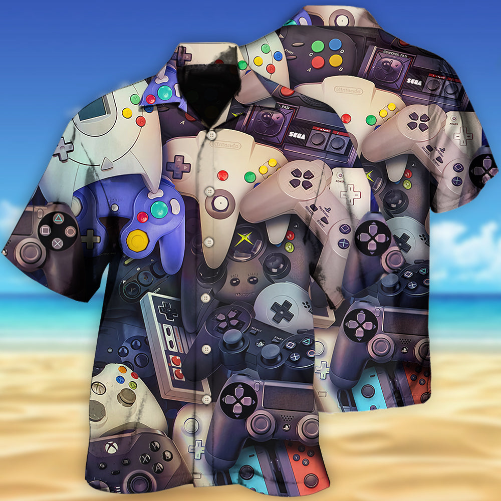Game Controllers Choose Your Weapon Gamer - Hawaiian Shirt 