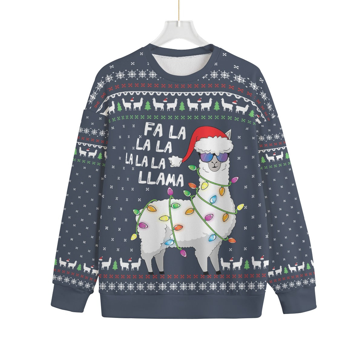 Cool Llama Women's Plus Size Ugly Christmas Sweater