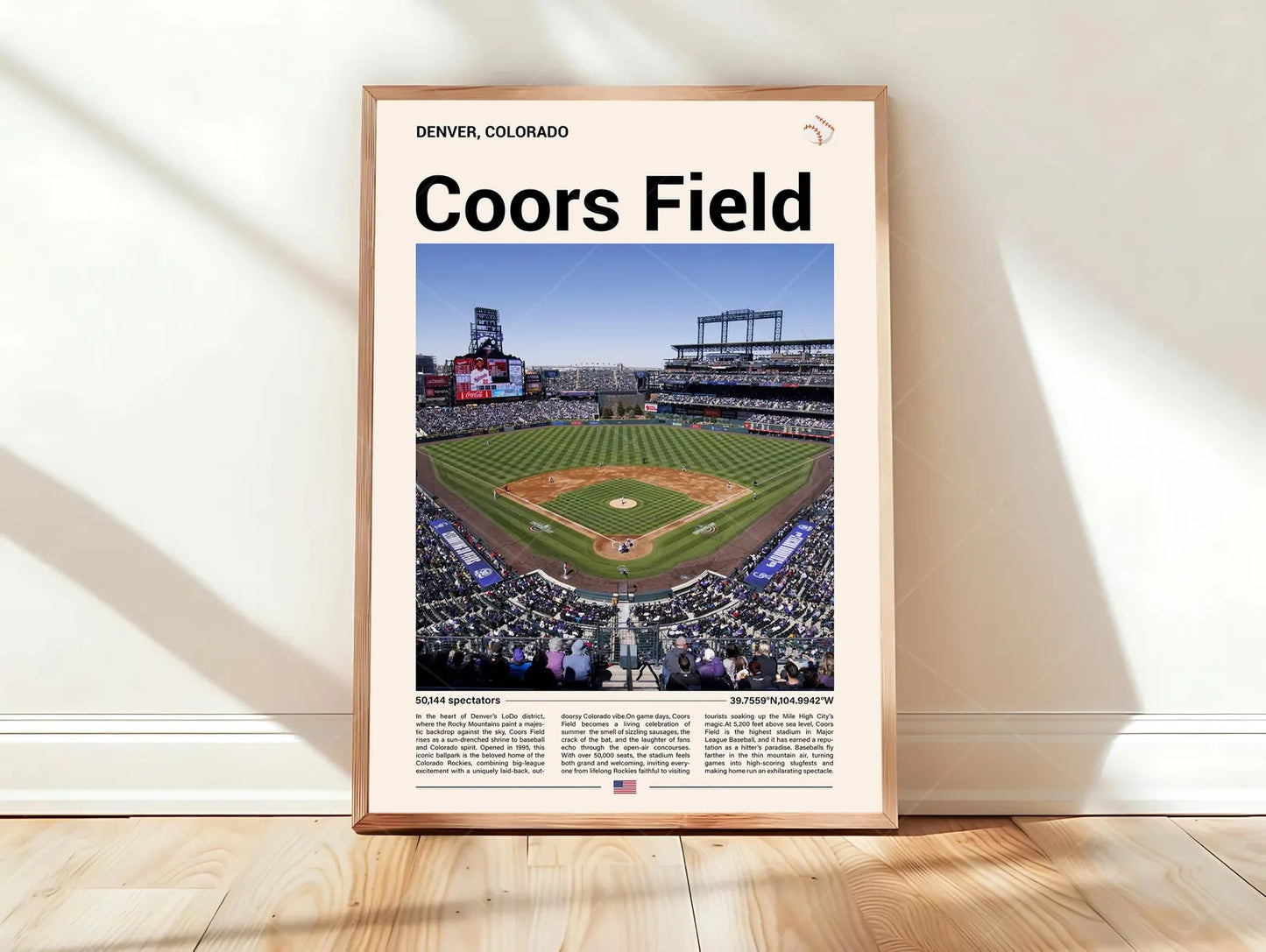 Baseball Stadium Major League Vintage - Vertical Poster - 5to9vibe