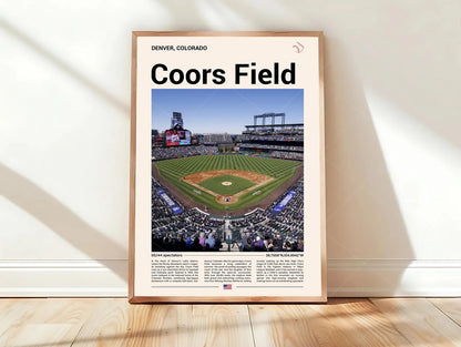 Baseball Stadium Major League Vintage - Vertical Poster - 5to9vibe