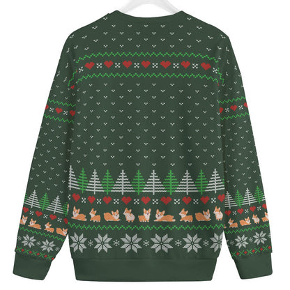 Corgi Womens Plus Ugly Christmas Sweater