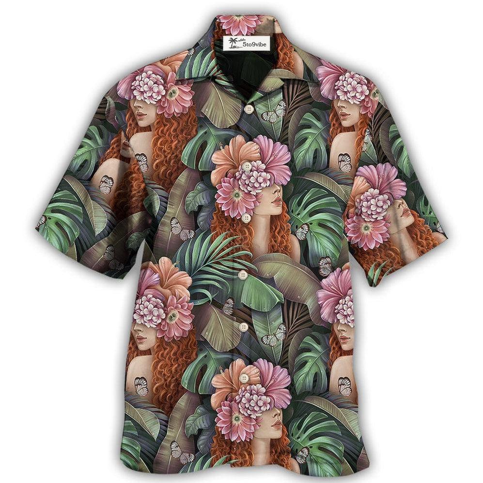Hawaiian Shirt / Adults / S Country Girl Tropical Leaf Style - Hawaiian Shirt 