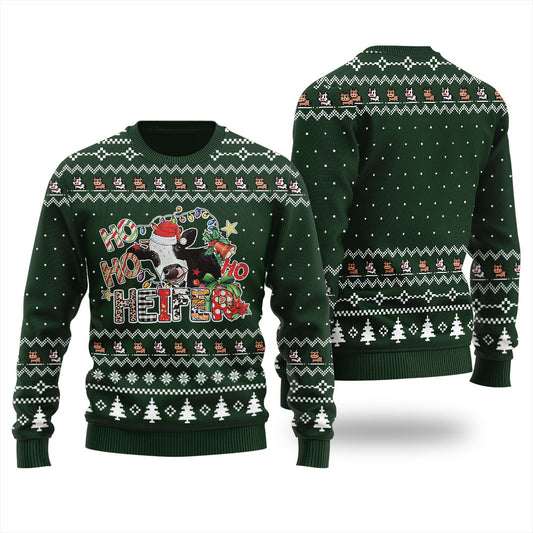 Cow Heifer Ugly Christmas Sweater Adults
