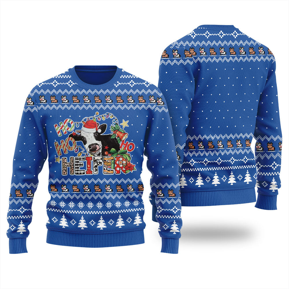 Cow Heifer Ugly Christmas Sweater For Women