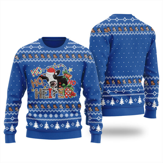Cow Heifer Ugly Christmas Sweater For Women