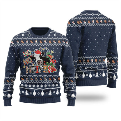 Cow Heifer Ugly Christmas Sweater For Women