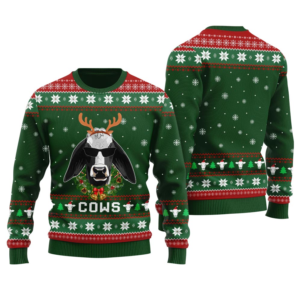 Cow Ugly Holiday Sweater