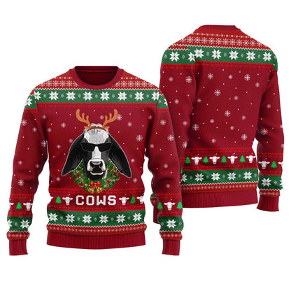 Cow Ugly Holiday Sweater