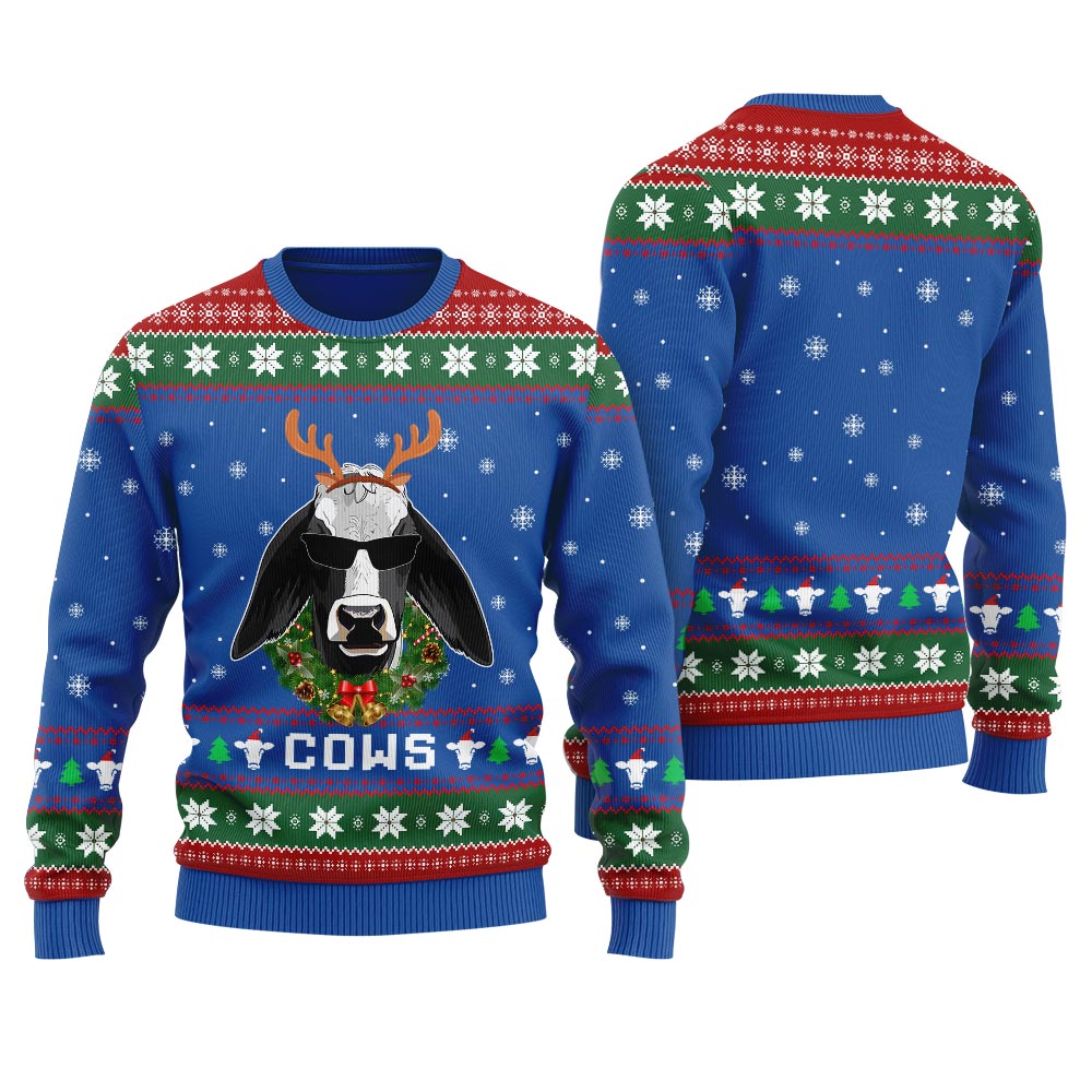 Cow Ugly Holiday Sweater