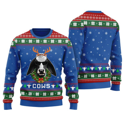 Cow Ugly Holiday Sweater