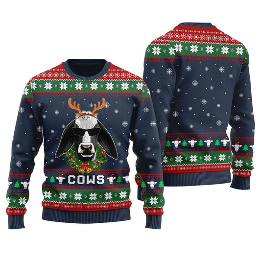 Cow Ugly Holiday Sweater