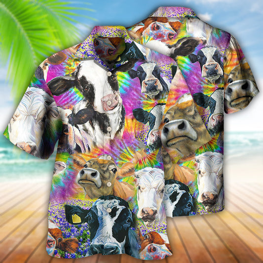 Cow Easily Distracted By Cows - Hawaiian Shirt 