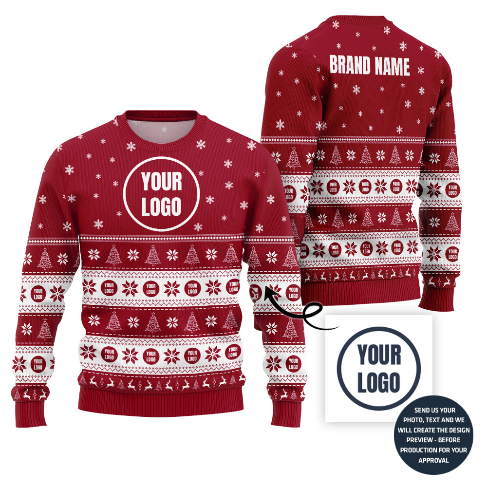 Cozy Custom Logo Sweater For Corporate Events