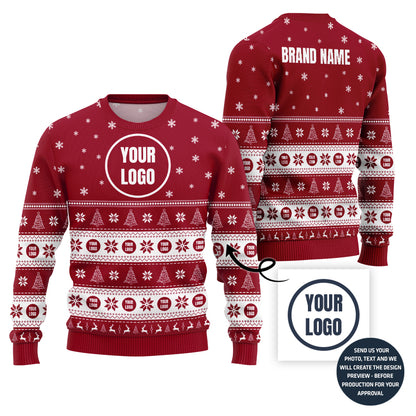 Cozy Custom Logo Sweater For Corporate Events