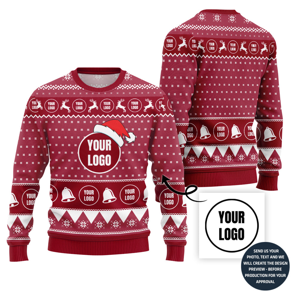 Cozy Custom Logo Ugly Sweater For Corporate Events
