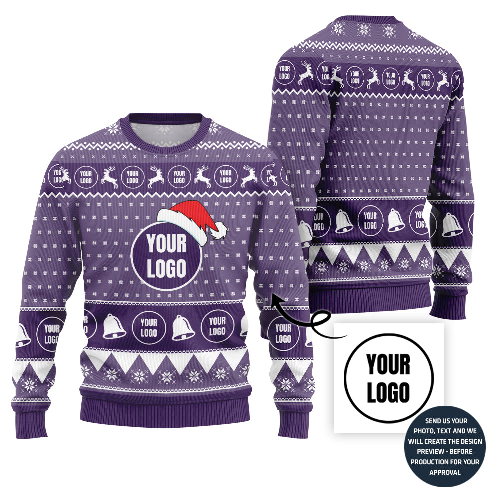 Cozy Custom Logo Ugly Sweater For Corporate Events