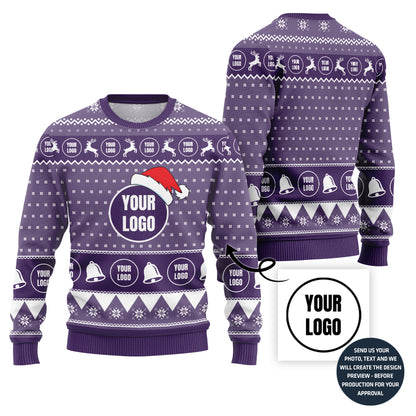 Cozy Custom Logo Ugly Sweater For Corporate Events