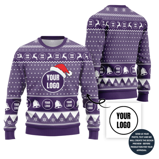 Cozy Custom Logo Ugly Sweater For Corporate Events