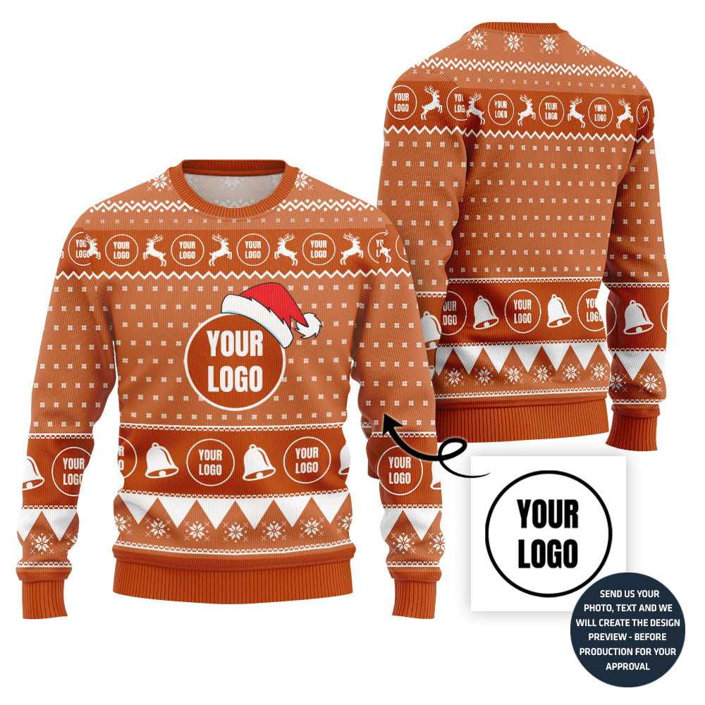 Cozy Custom Logo Ugly Sweater For Corporate Events