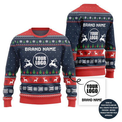 Cozy Custom Logo Ugly Sweater