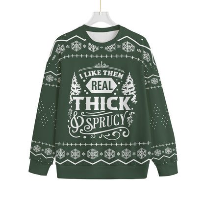 Cozy Real Thick And Sprucy Plus Size Ugly Christmas Sweater