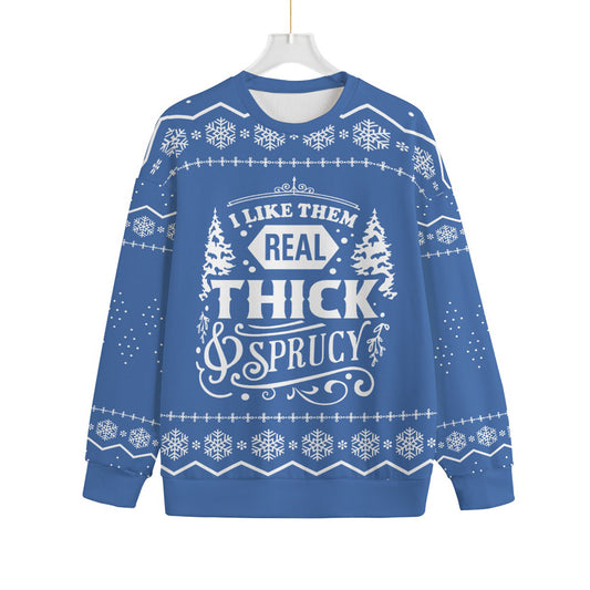 Cozy Real Thick And Sprucy Plus Size Ugly Christmas Sweater