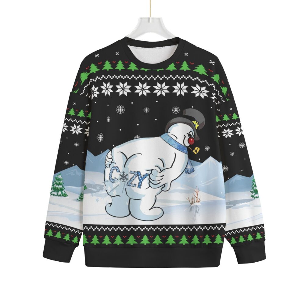 Inappropriate Snowman Men Big And Tall Christmas Sweater