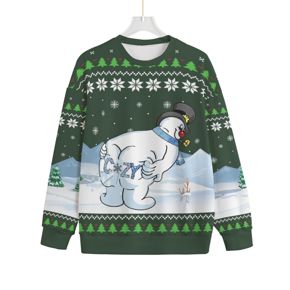 Inappropriate Snowman Men Big And Tall Christmas Sweater