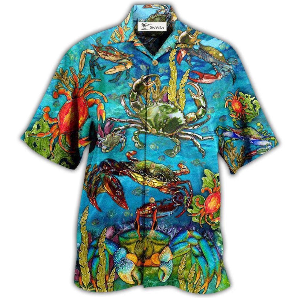 Hawaiian Shirt / Adults / S Crab Animals Life Is Better With A Crab - Hawaiian Shirt 
