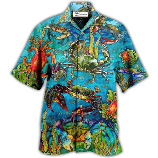 Hawaiian Shirt / Adults / S Crab Animals Life Is Better With A Crab - Hawaiian Shirt 