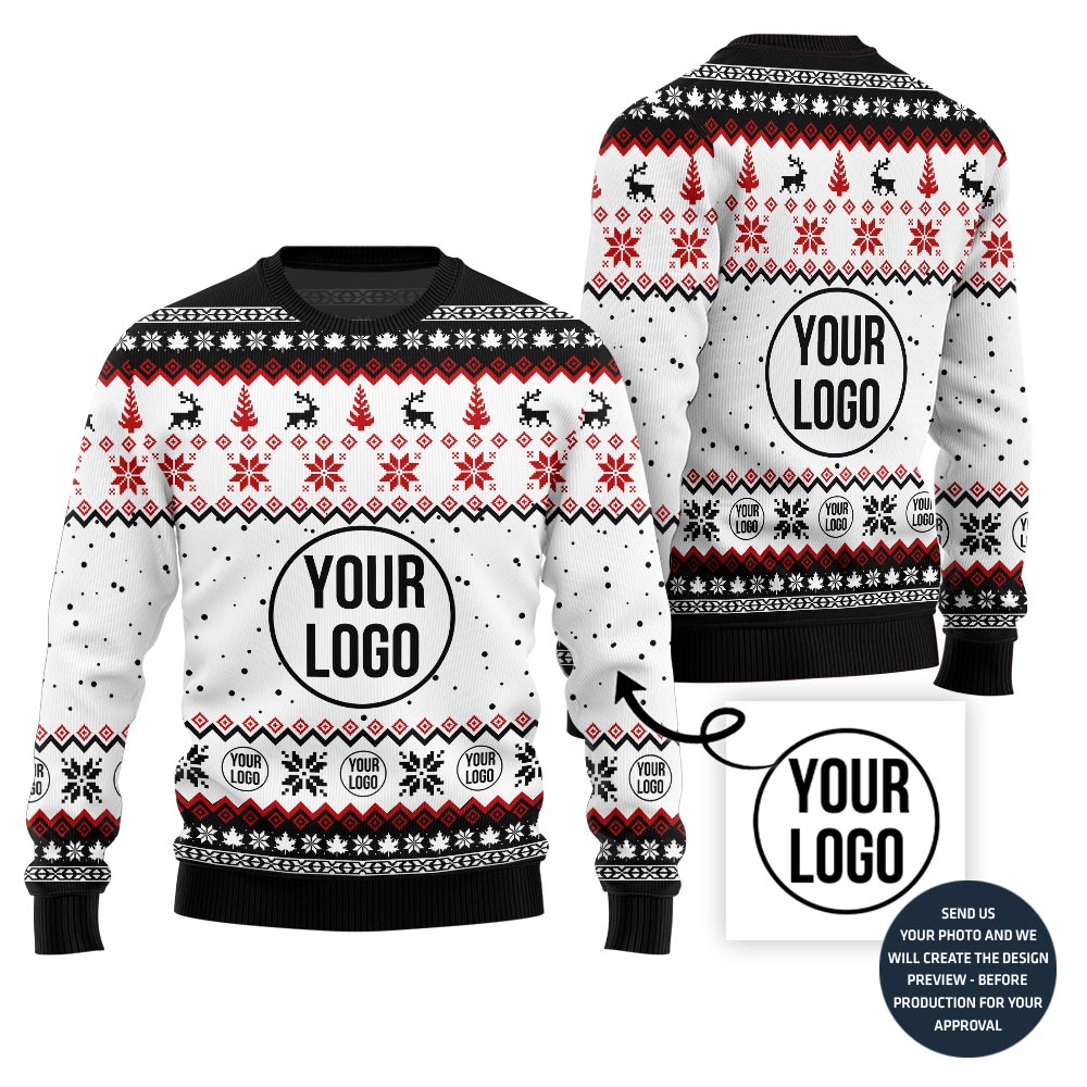 Creative Custom Logo For Teams Ugly Sweater