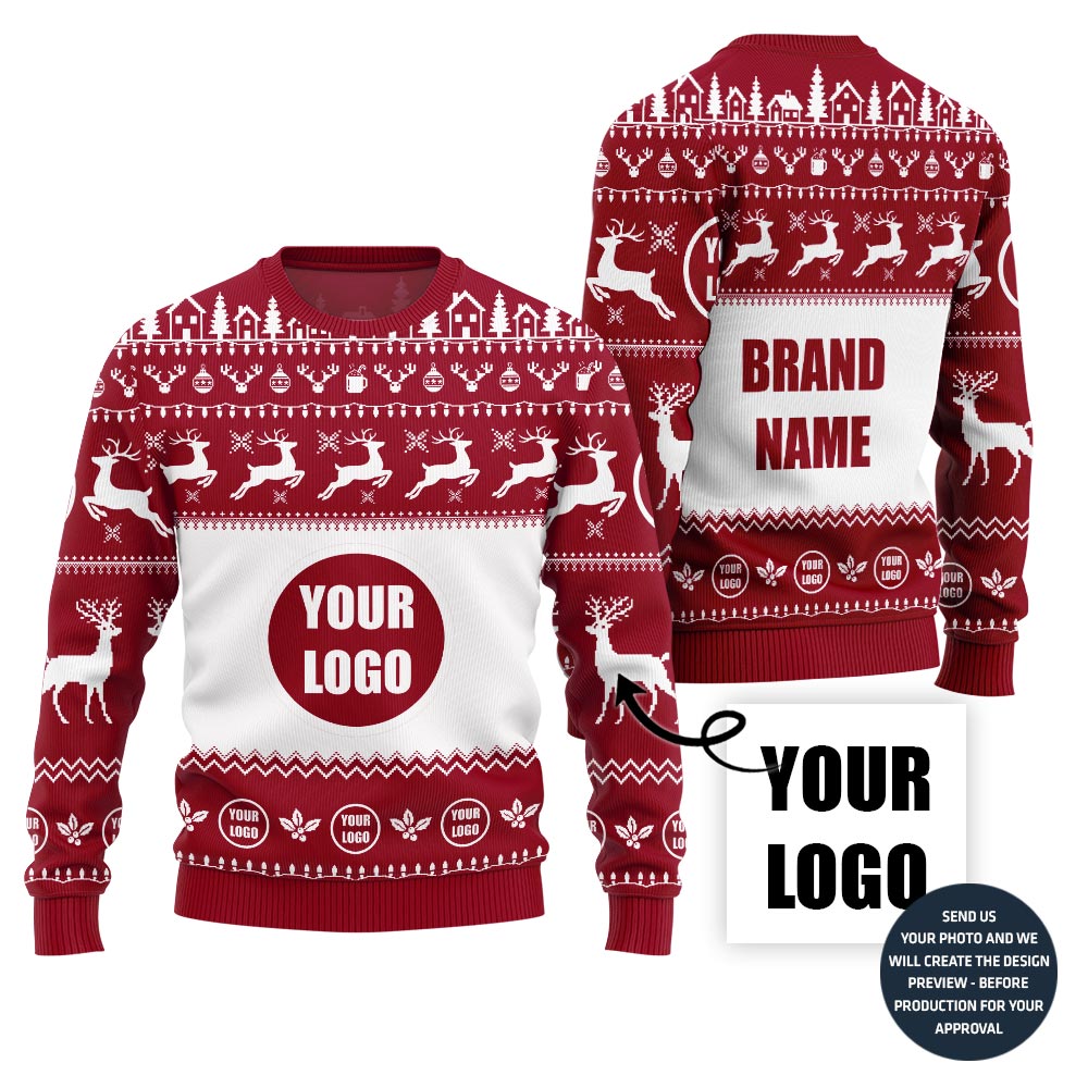 Creative Custom Logo Ugly Sweater