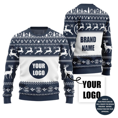 Creative Custom Logo Ugly Sweater