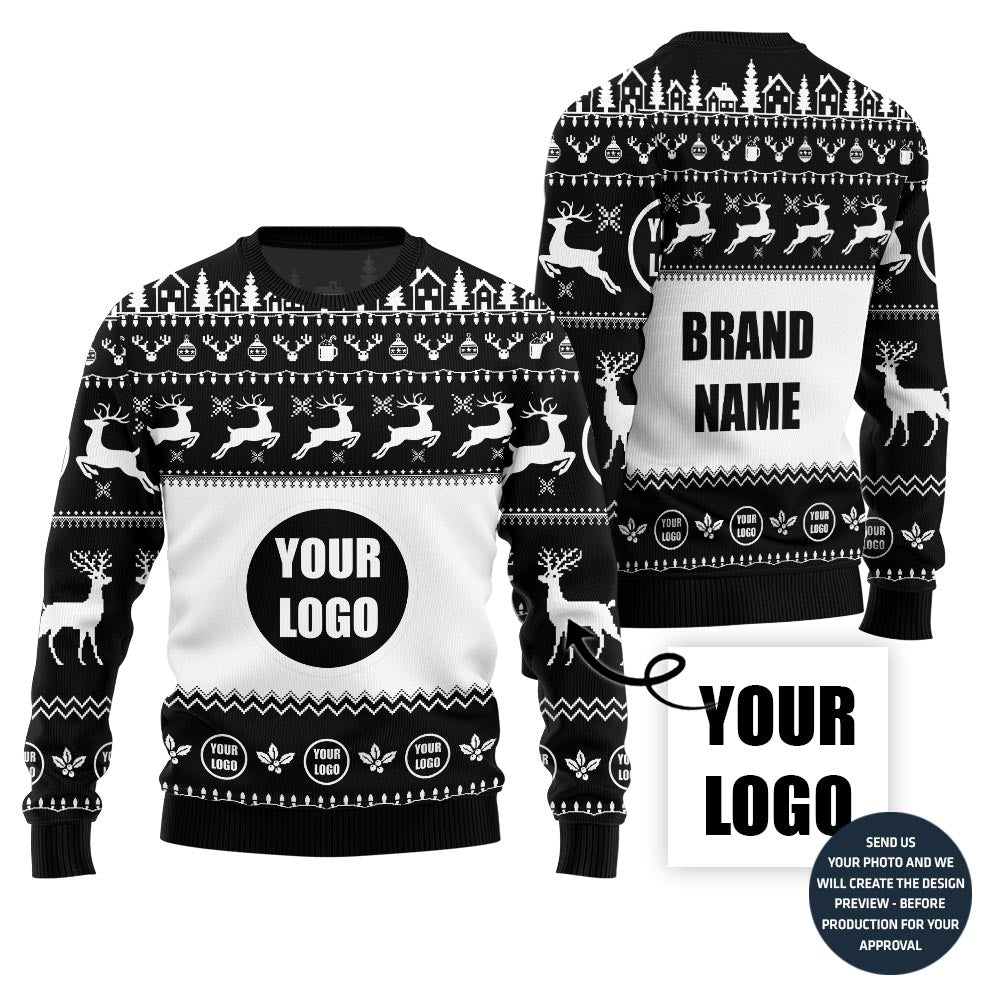 Creative Custom Logo Ugly Sweater