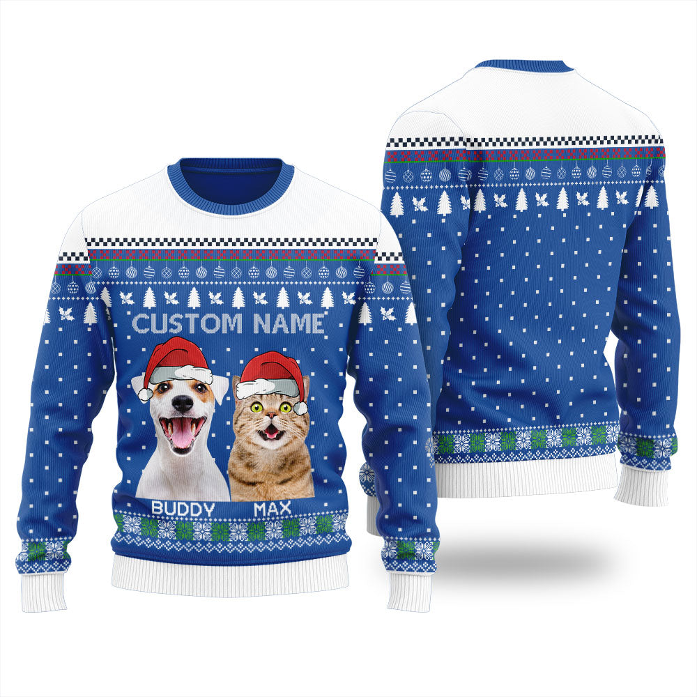 Creative Santa Paws Custom Pet Christmas Sweater