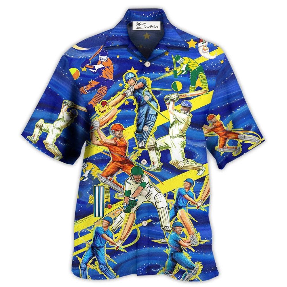 Hawaiian Shirt / Adults / S Cricket Lets Play Cricket - Hawaiian Shirt 