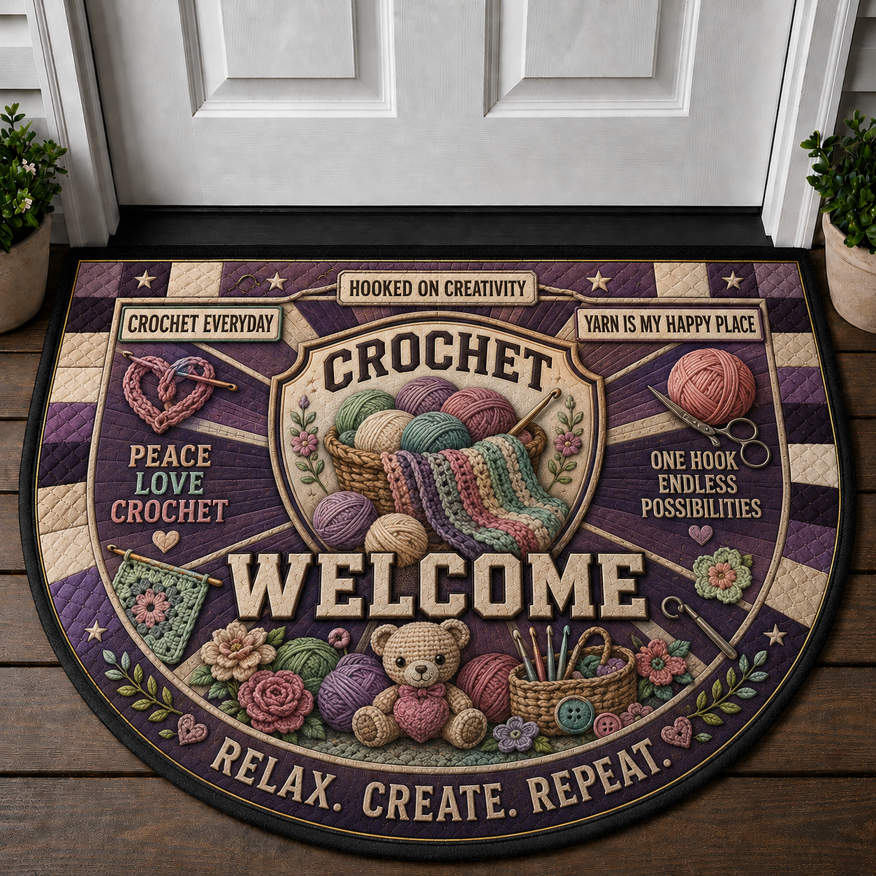 Master Blacksmith Forge And Anvil Doormat - Metalworking Anvil Welcome Mat - 5to9vibe