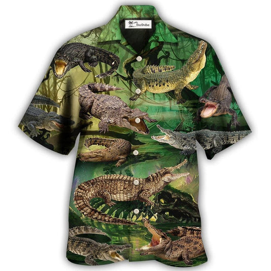 Crocodile Fall In Love - Hawaiian Shirt 