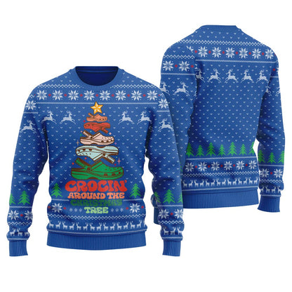 Crocs Around The Christmas Tree Christmas Sweater