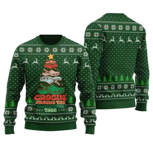 Crocs Around The Christmas Tree Christmas Sweater