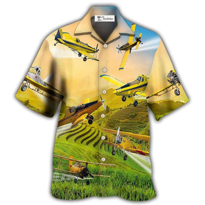 Hawaiian Shirt / Adults / S Crop Duster In Life - Hawaiian Shirt 