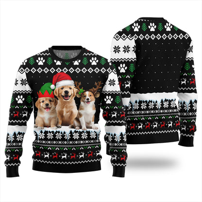 Custom 3 Funny Pets Ugly Christmas Sweater