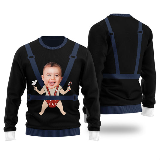 Custom Baby Faces Ugly Christmas Sweater