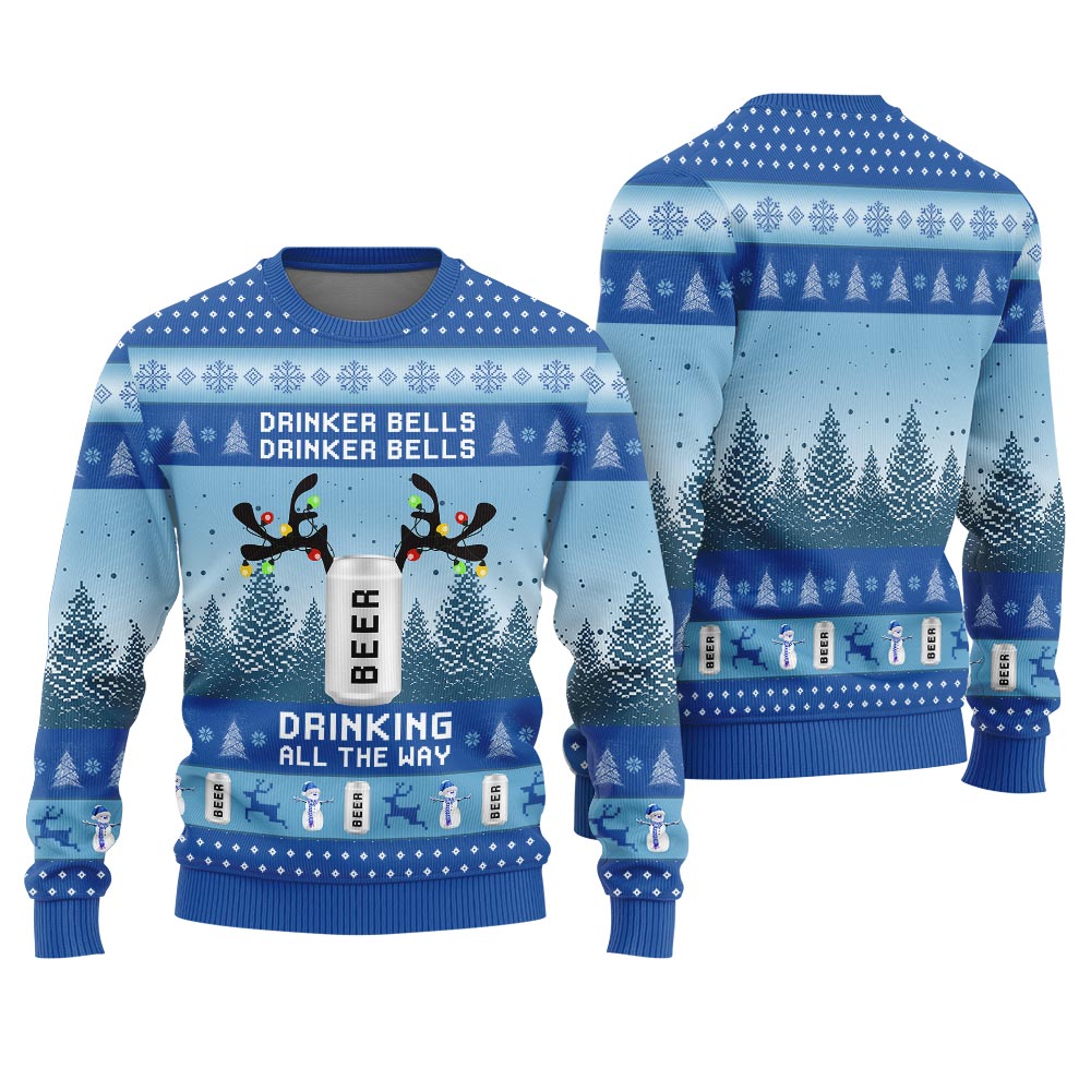 Custom Beer Men's Ugly Christmas Sweater