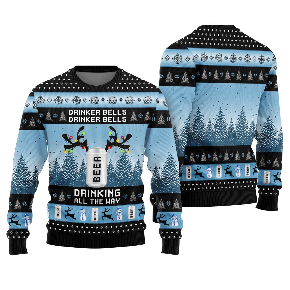 Custom Beer Men's Ugly Christmas Sweater